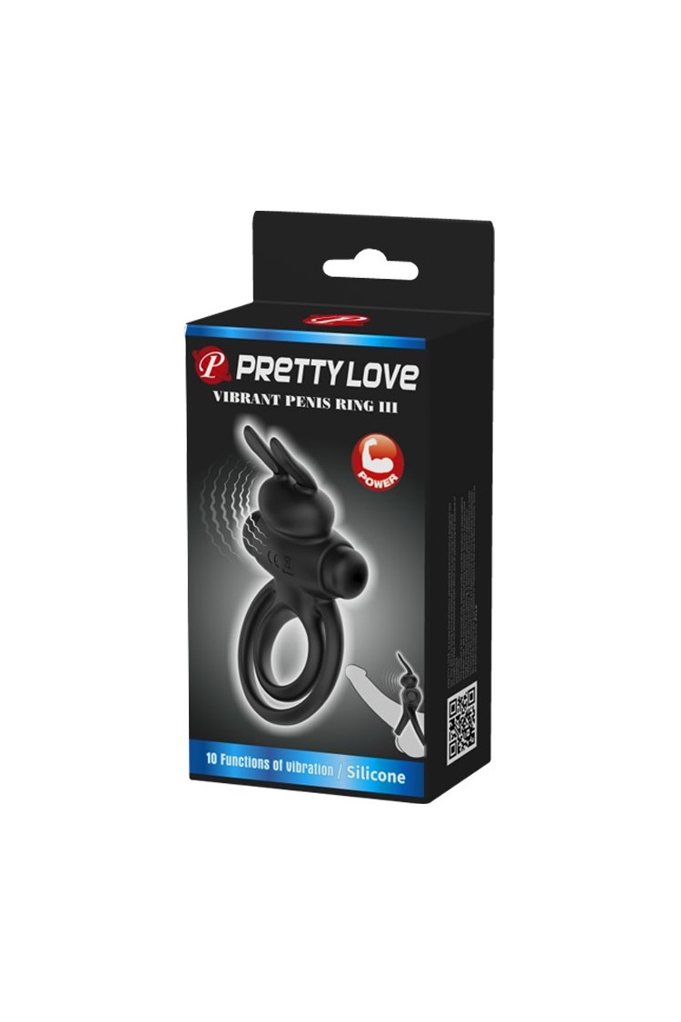 PIERŚCIEŃ PRETTY LOVE - VIBRANT PENIS RING 3