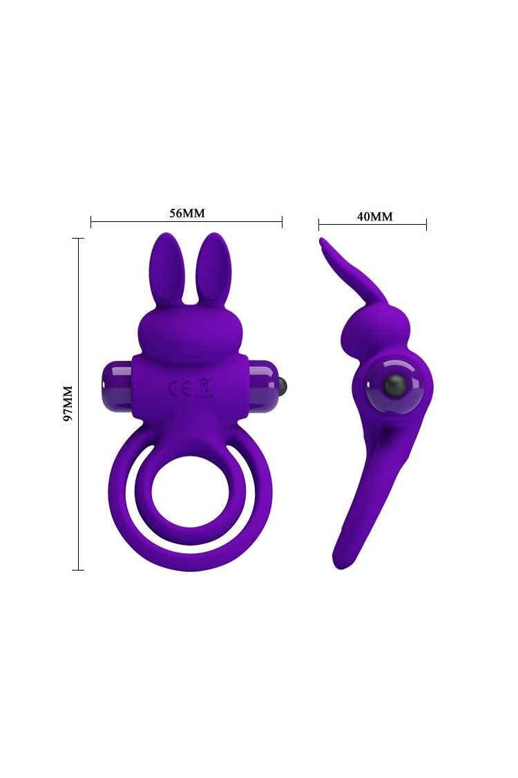 PIERŚCIEŃ PRETTY LOVE - VIBRANT PENIS RING 3