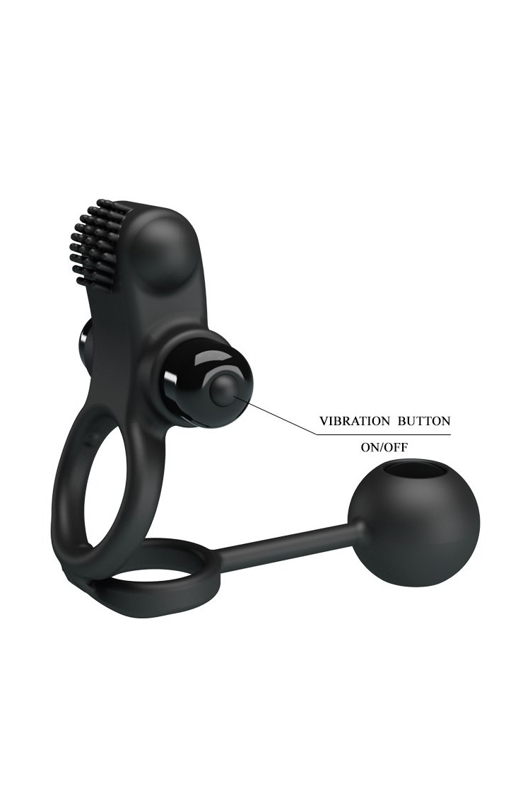 PIERŚCIEŃ PRETTY LOVE - VIBRATION PENIS SLEEVE IV