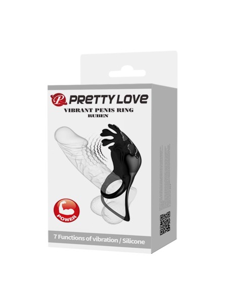 PIERŚCIEŃ PRETTY LOVE VIBRANT PENIS RING