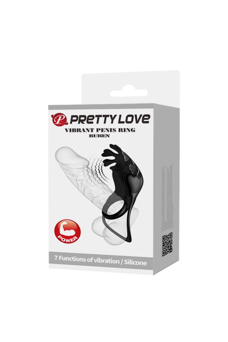PIERŚCIEŃ PRETTY LOVE VIBRANT PENIS RING