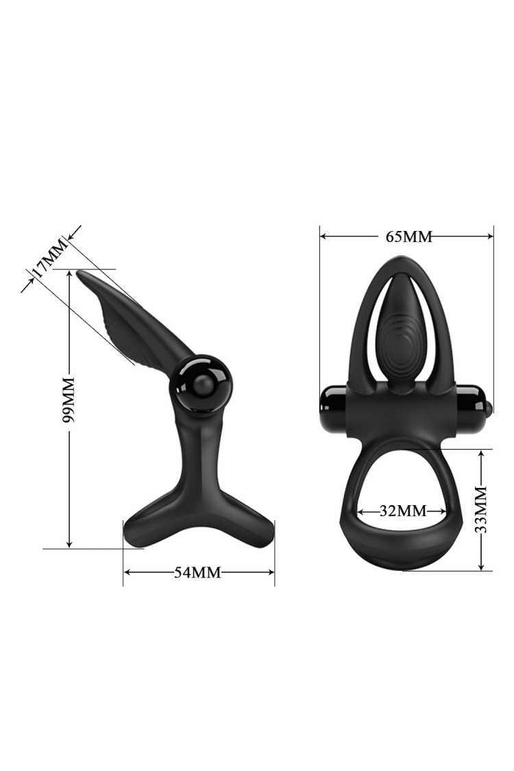 PIERŚCIEŃ PRETTY LOVE VIBRATION COCK RING