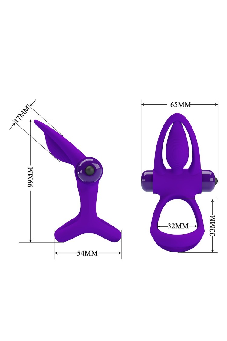 PIERŚCIEŃ PRETTY LOVE VIBRATION COCK RING