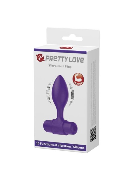 KOREK ANALNY PRETTY LOVE - VIBRA BUT PLUG