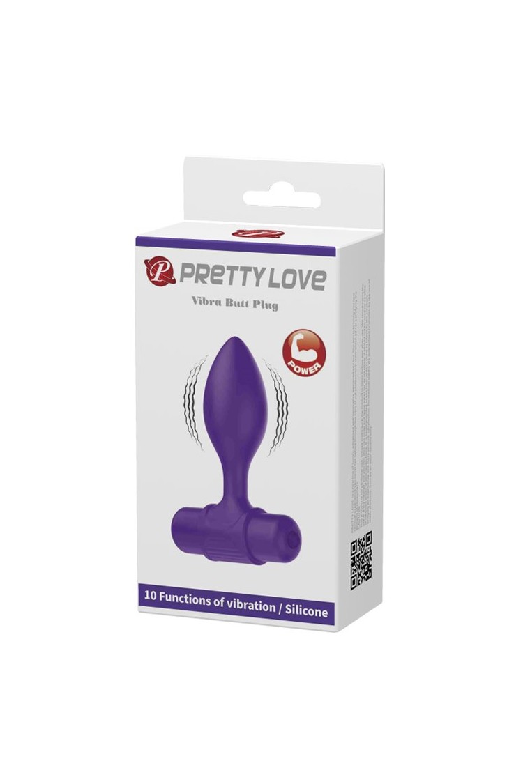 KOREK ANALNY PRETTY LOVE - VIBRA BUT PLUG