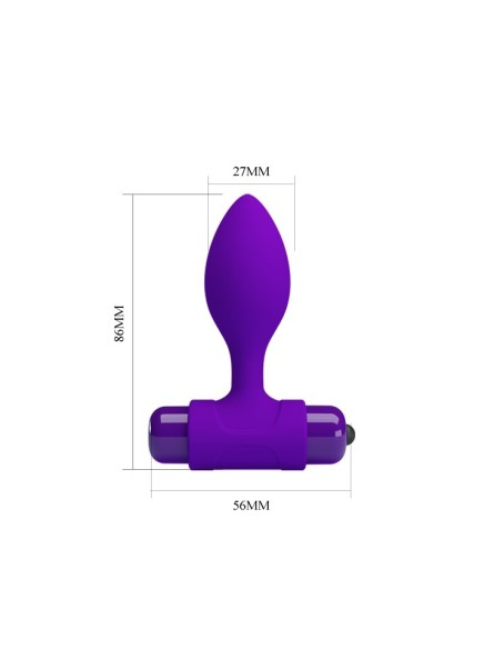 KOREK ANALNY PRETTY LOVE - VIBRA BUT PLUG