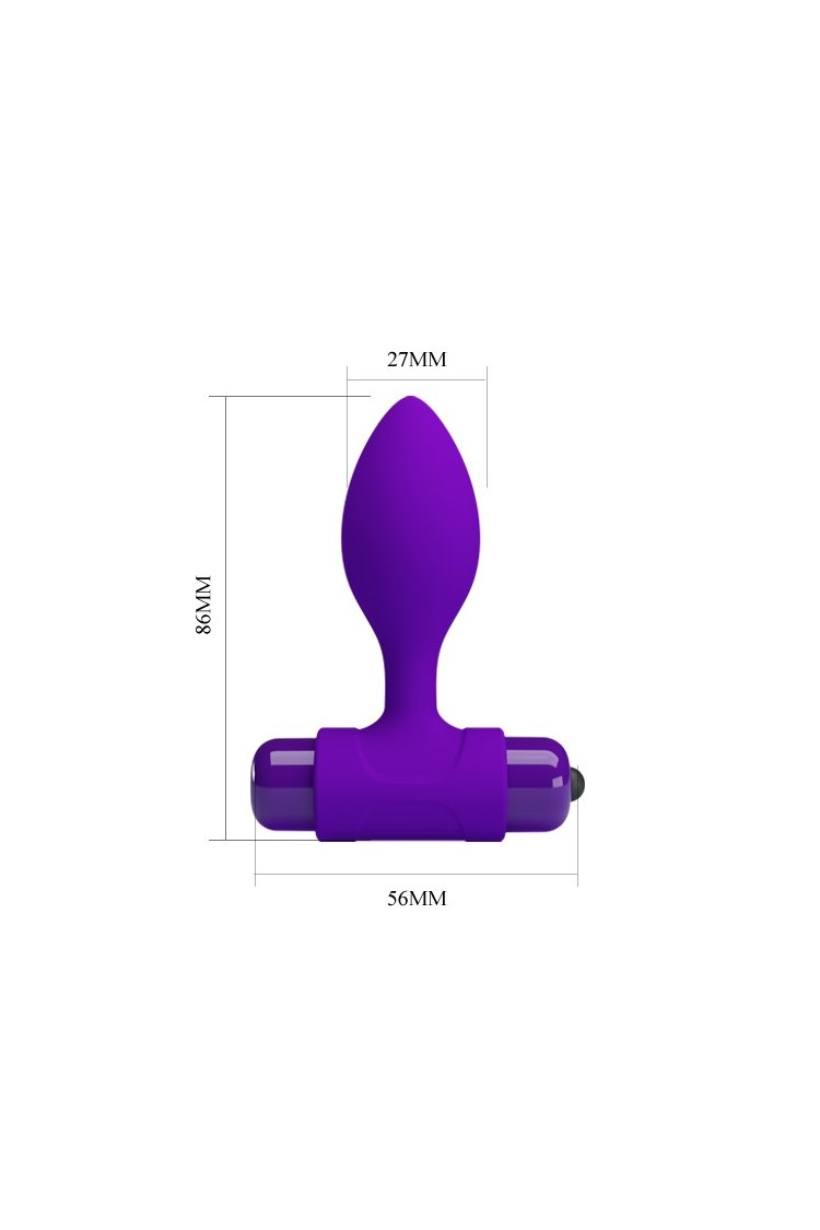 KOREK ANALNY PRETTY LOVE - VIBRA BUT PLUG