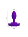 KOREK ANALNY PRETTY LOVE - VIBRA BUT PLUG