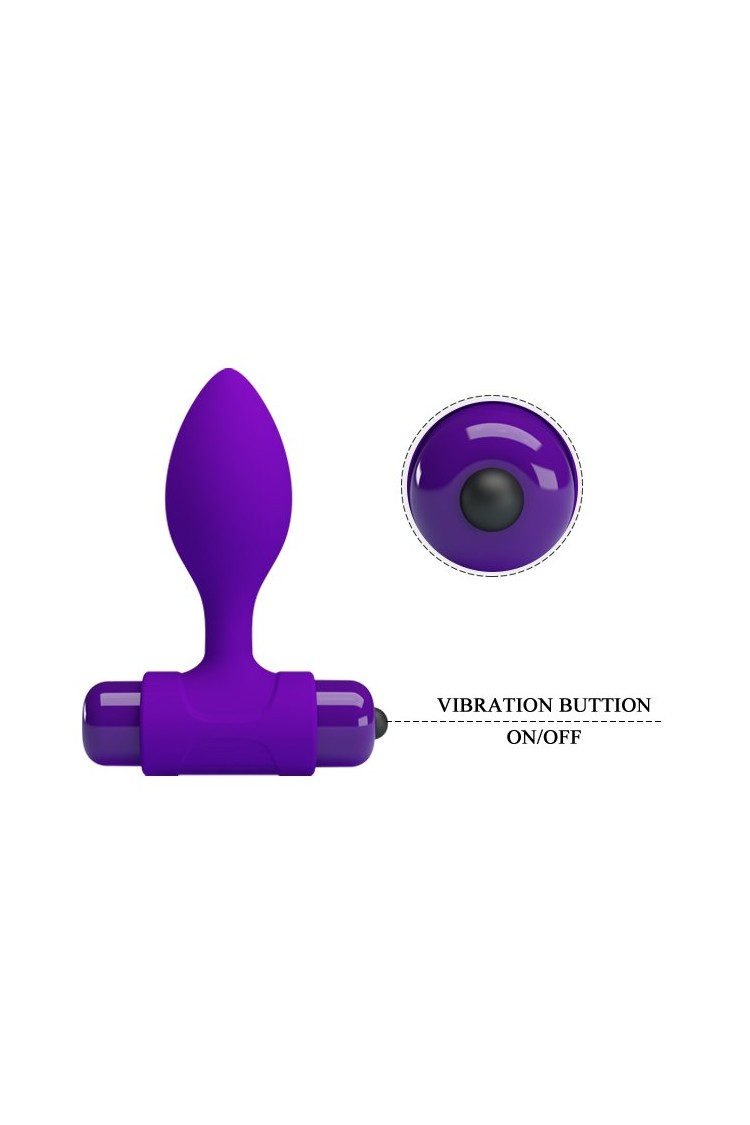 KOREK ANALNY PRETTY LOVE - VIBRA BUT PLUG