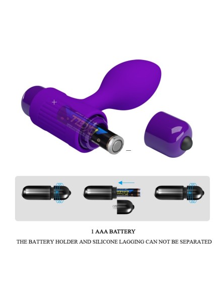 KOREK ANALNY PRETTY LOVE - VIBRA BUT PLUG