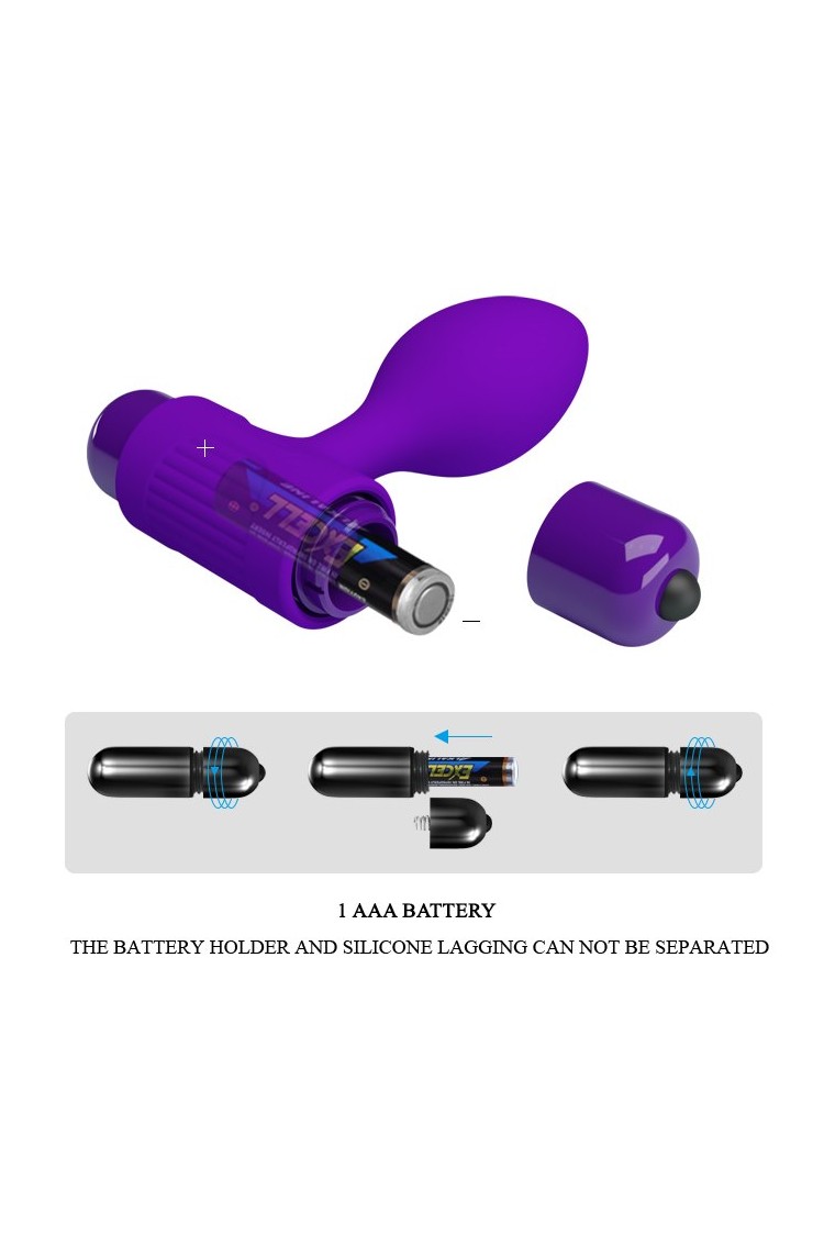 KOREK ANALNY PRETTY LOVE - VIBRA BUT PLUG