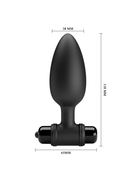 KOREK PRETTY LOVE - VIBRA BUTT PLUG II