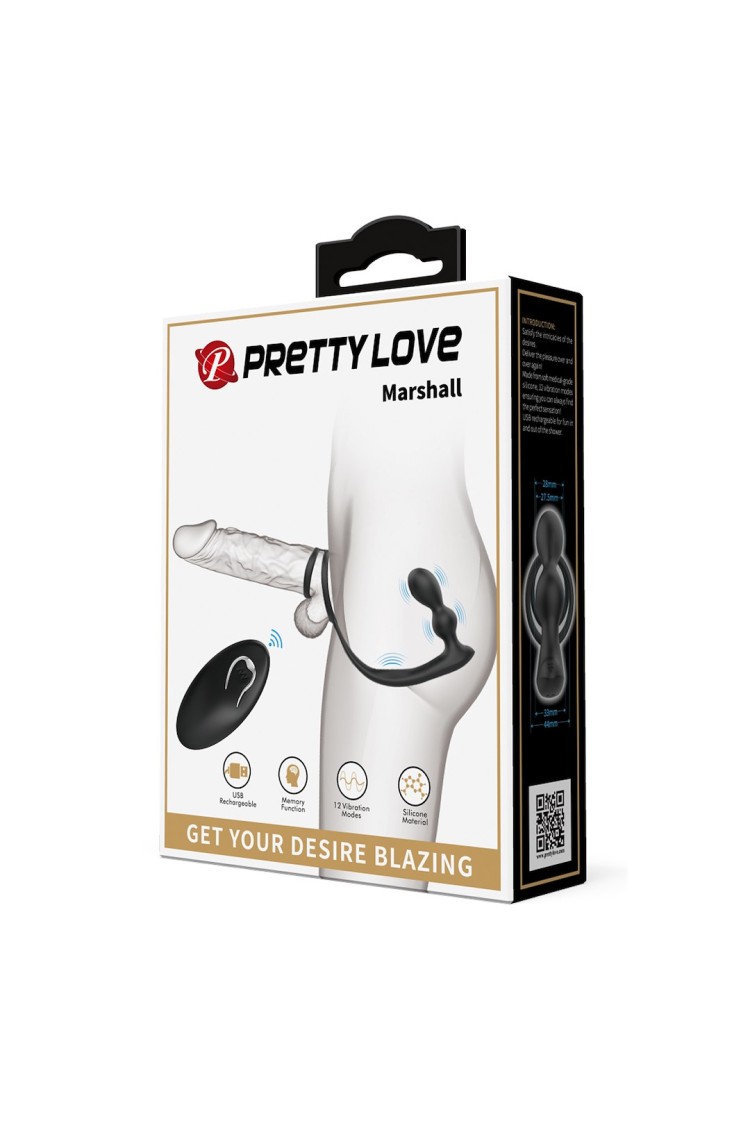 MASAŻER PROSTATY PRETTY LOVE VIBRATION PENIS SLEEVE VI