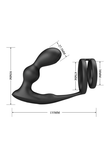 MASAŻER PROSTATY PRETTY LOVE VIBRATION PENIS SLEEVE VI