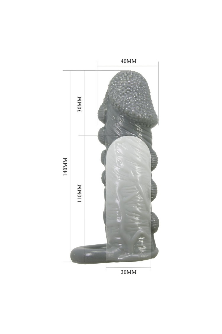 NAKŁADKA PRETTY LOVE REALISTIC PENIS SLEEVE