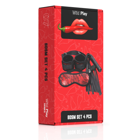 ZESTAW BDSM 4 PRODUKTÓW EROSPACE WILD PLAY C7