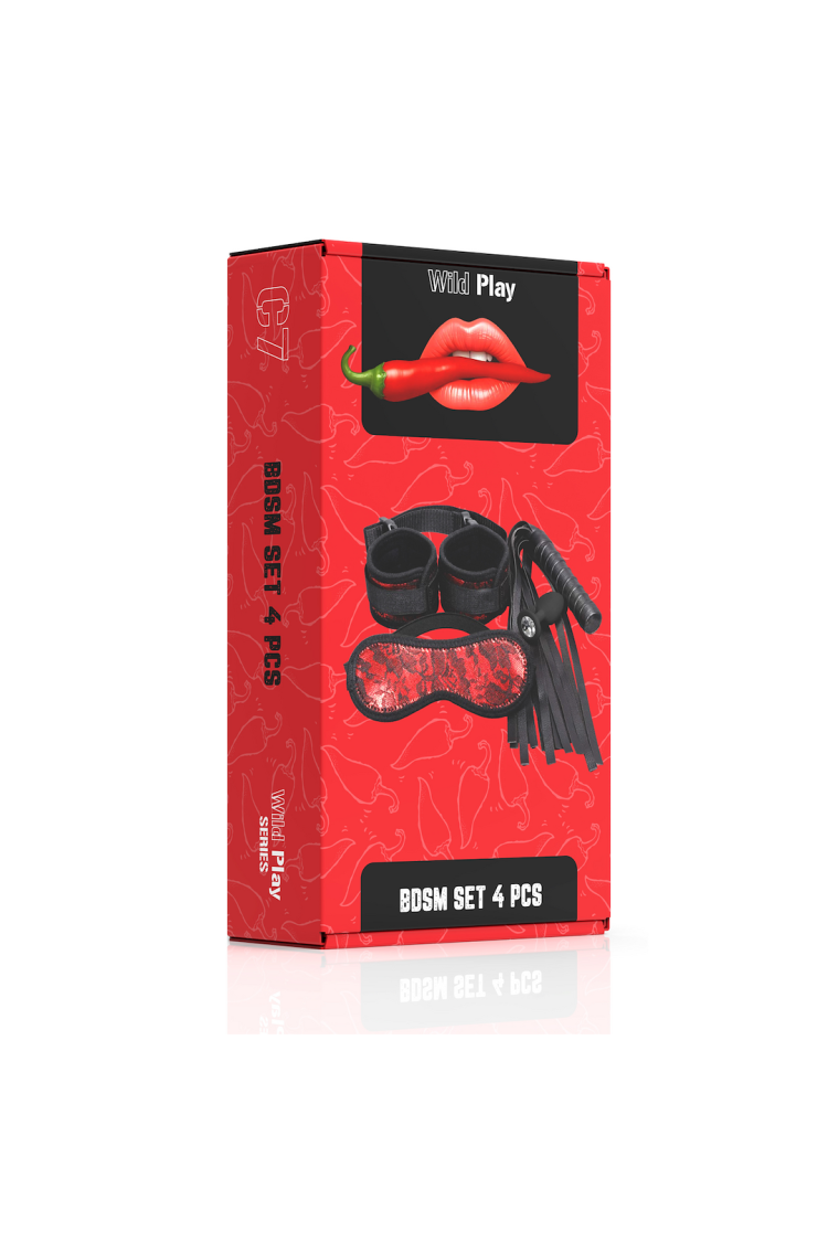 ZESTAW BDSM 4 PRODUKTÓW EROSPACE WILD PLAY C7