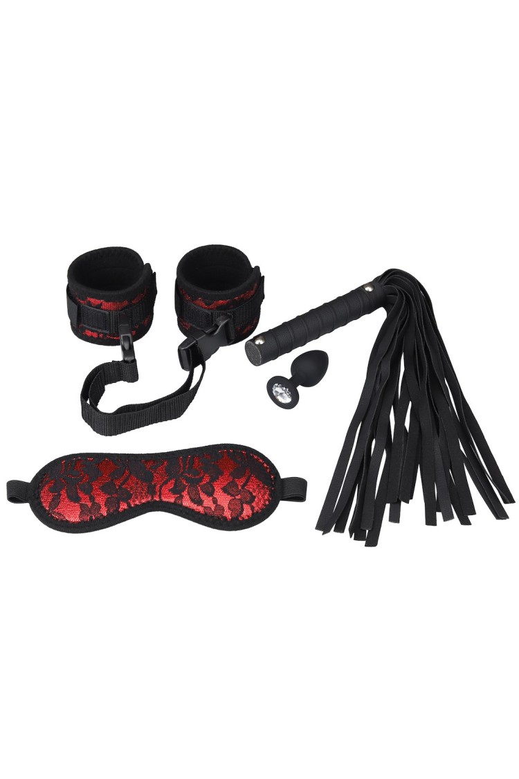 ZESTAW BDSM 4 PRODUKTÓW EROSPACE WILD PLAY C7