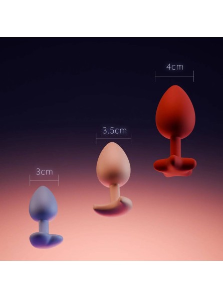 Zestaw treningowy korków analnych Playful Butt Plugs Set Upko